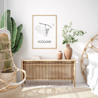 Hoogland Map Poster
