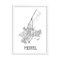 Meppel Plattegrond poster