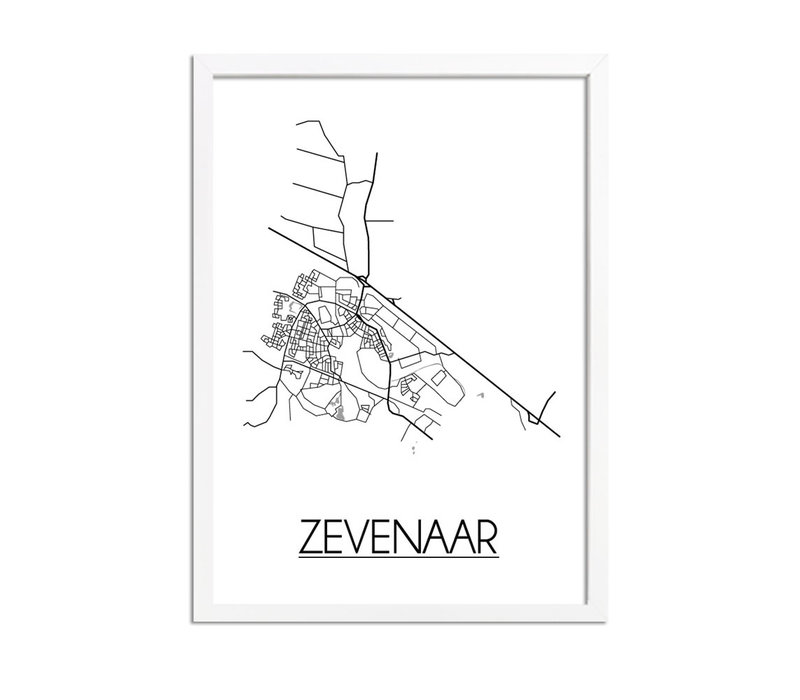 Zevenaar Plattegrond poster