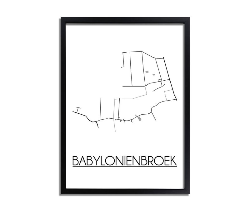 Babylonienbroek Plattegrond poster