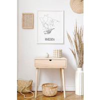 Rheden Plattegrond poster