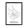 DesignClaud Simpelveld Plattegrond poster