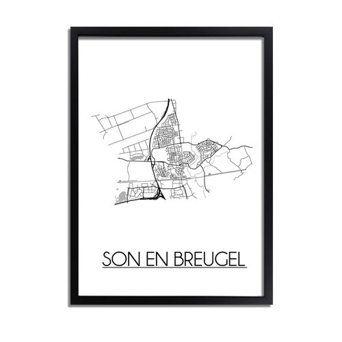 Son en Breugel Plattegrond poster 