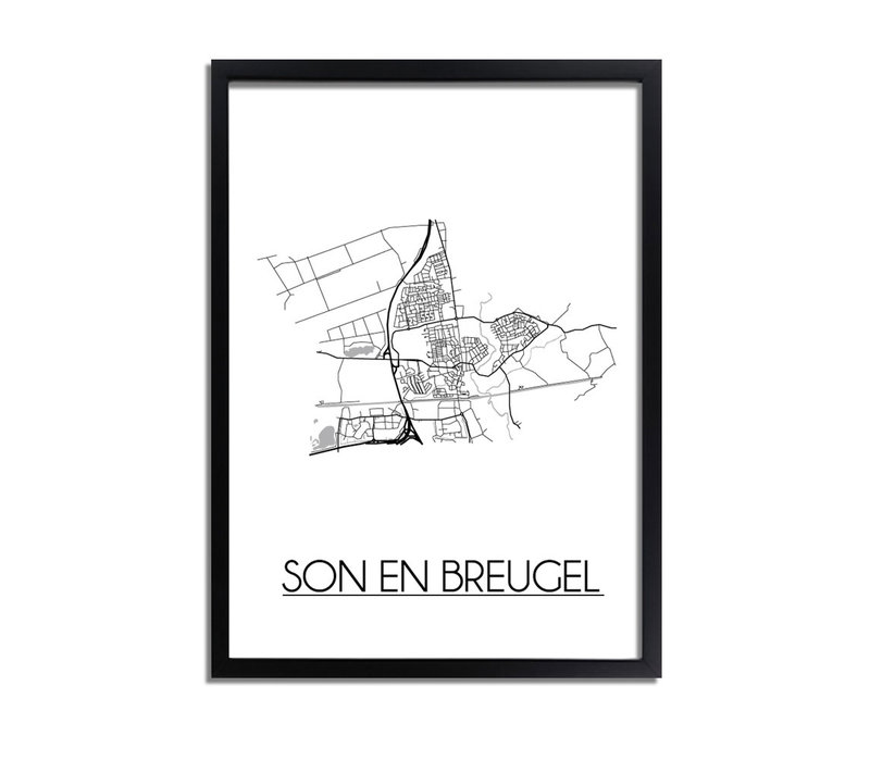 Son en Breugel Plattegrond poster