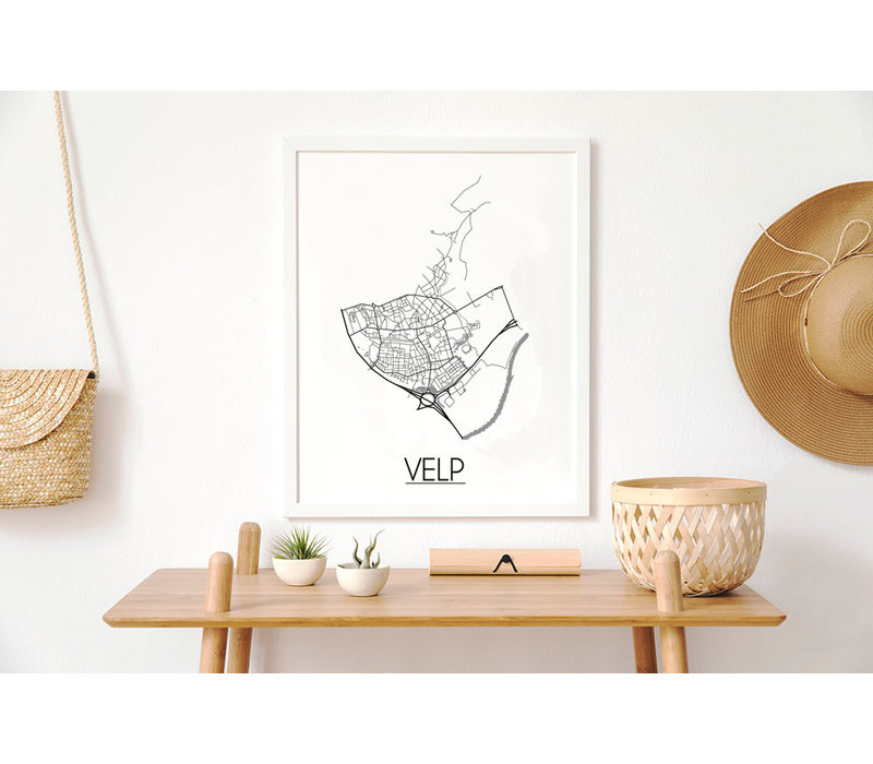 Velp Plattegrond poster