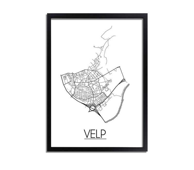 Velp Plattegrond poster