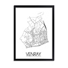 Venray Plattegrond poster
