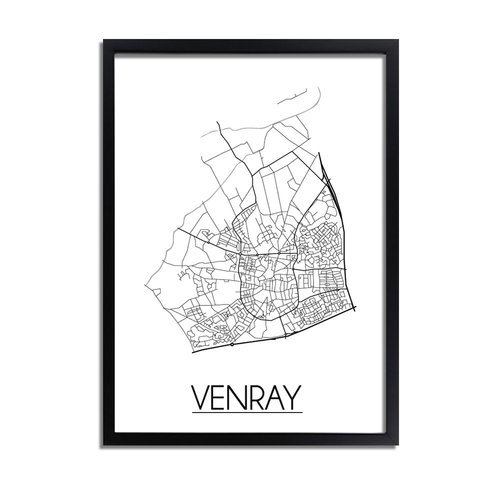 Venray Plattegrond poster 