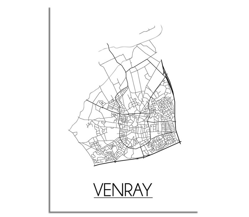 Venray Plattegrond poster