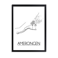 Amerongen Plattegrond poster