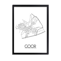 Goor Plattegrond poster