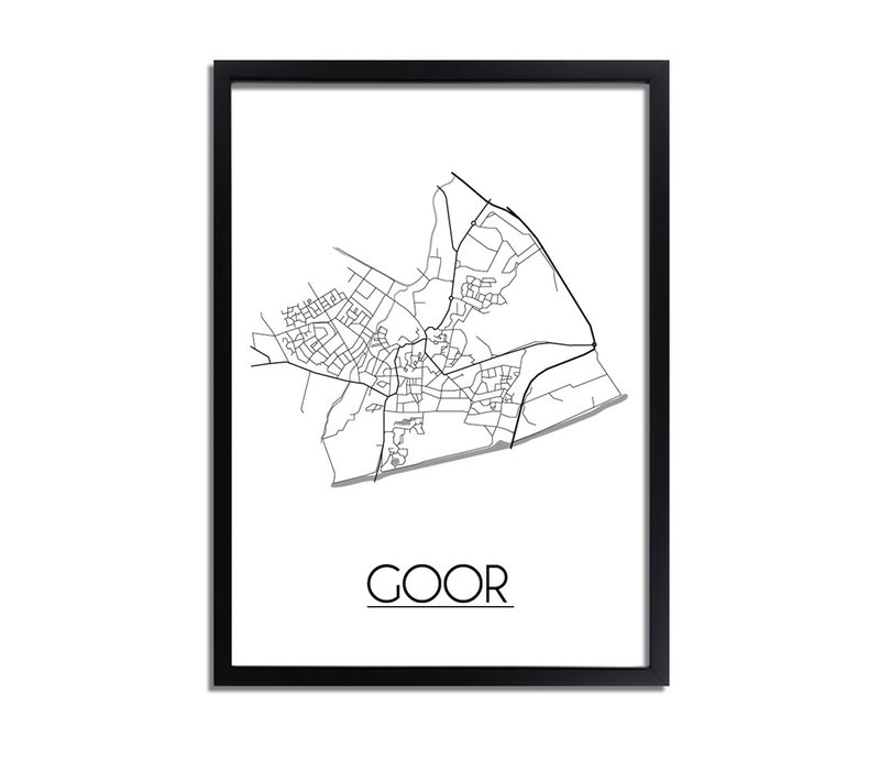 Goor Plattegrond poster