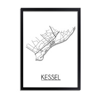 Kessel Plattegrond poster