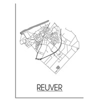 Reuver Plattegrond poster