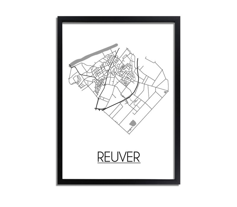 Reuver Plattegrond poster