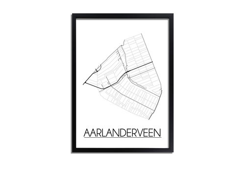 DesignClaud Aarlanderveen Plattegrond poster