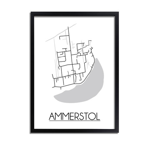 Ammerstol Plattegrond poster 