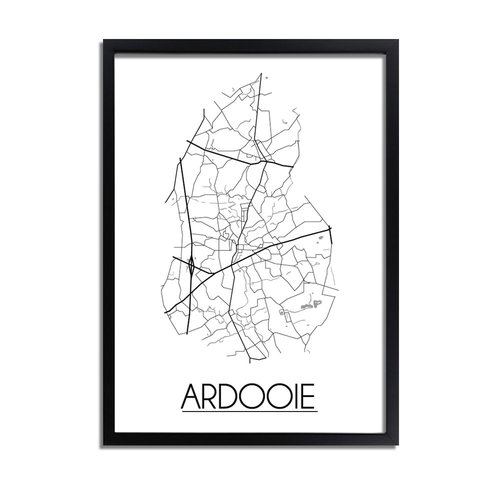 Ardooie Plattegrond poster 