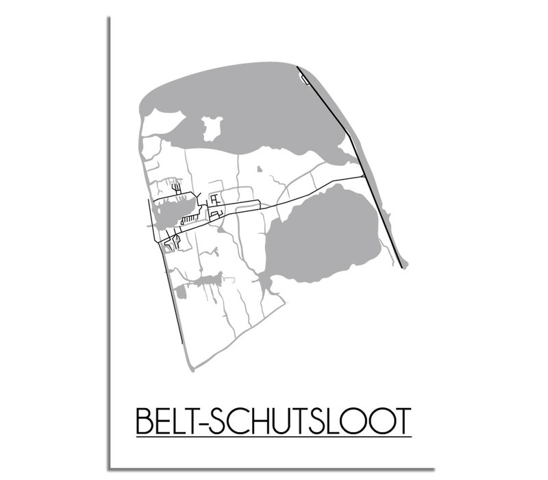 Belt-Schutsloot Plattegrond poster