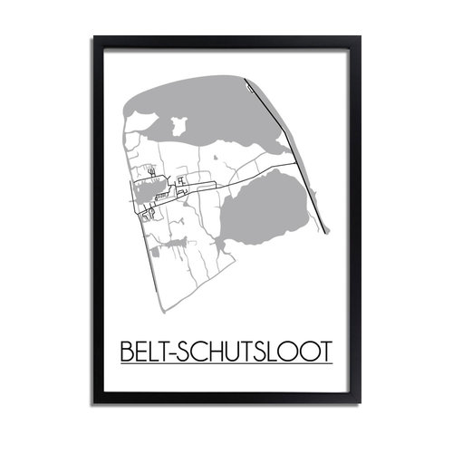 Belt-Schutsloot Plattegrond poster 