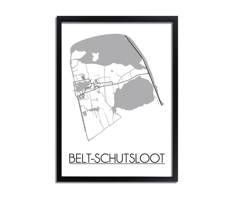 Belt-Schutsloot Plattegrond poster