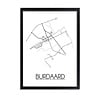 Burdaard Plattegrond poster