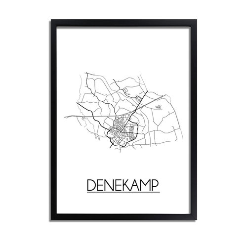 Denekamp Plattegrond poster 