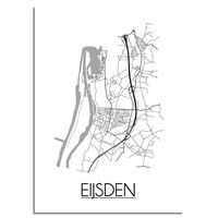 Eijsden Plattegrond poster