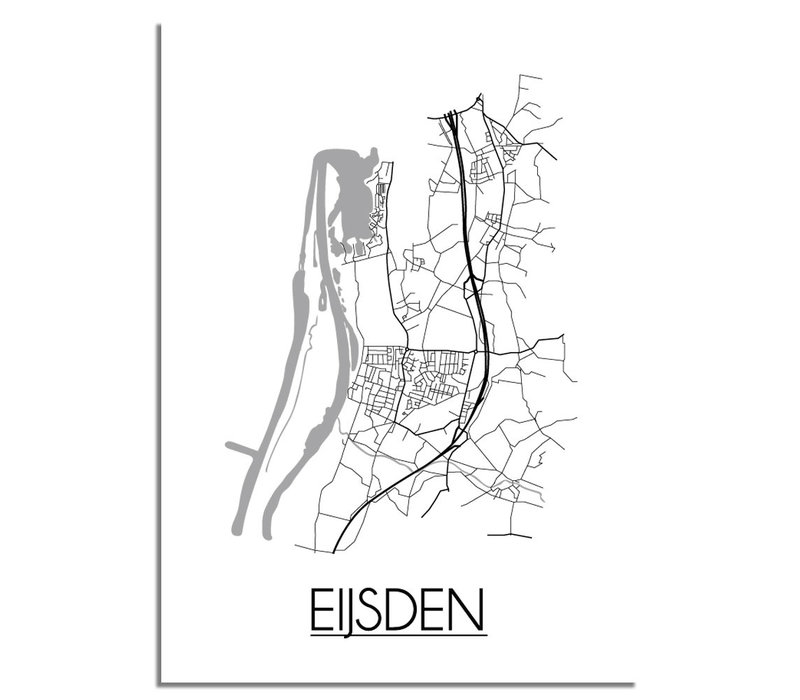 Eijsden Plattegrond poster