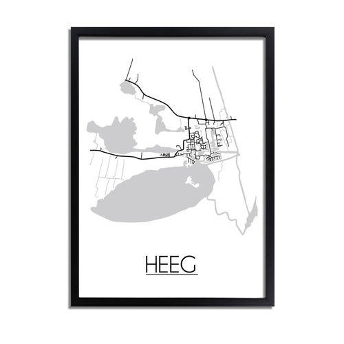 Heeg Plattegrond poster 