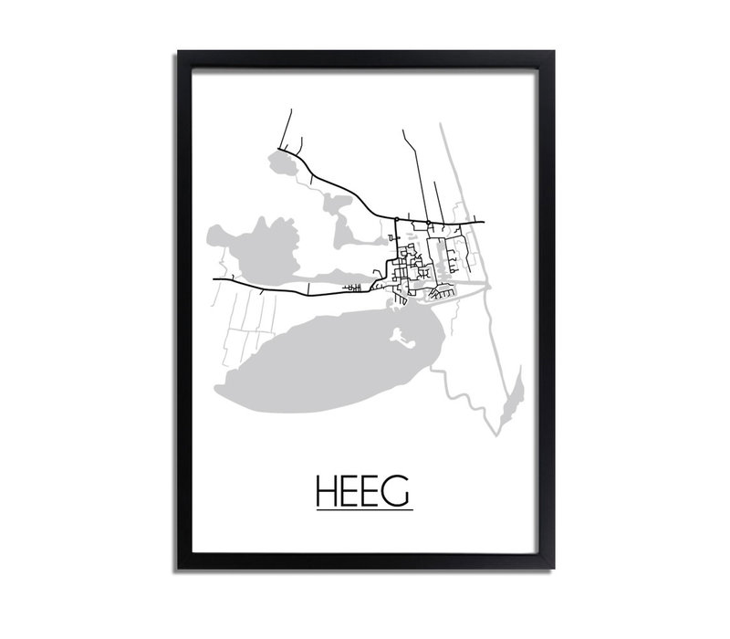 Heeg Plattegrond poster