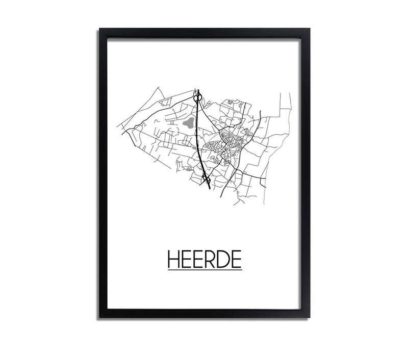 Heerde Plattegrond poster