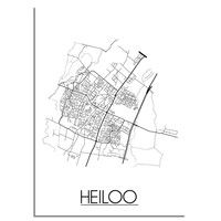 Heiloo Plattegrond poster