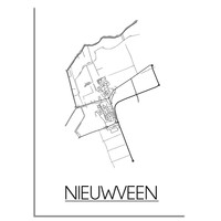 Nieuwveen Plattegrond poster