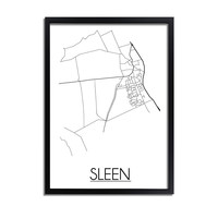 Sleen Plattegrond poster