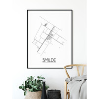 Smilde Plattegrond poster