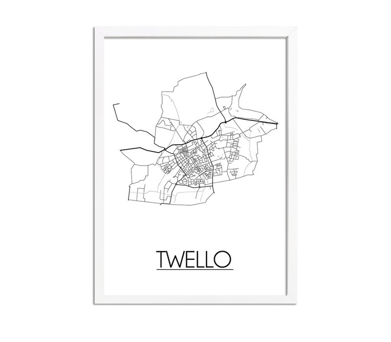 Twello Plattegrond poster