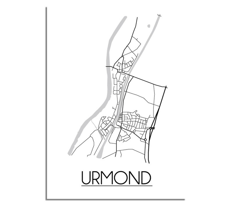 Urmond Plattegrond poster