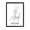 Urmond Plattegrond poster