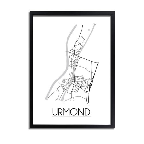 Urmond Plattegrond poster 