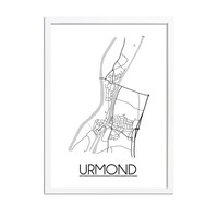 Urmond Plattegrond poster