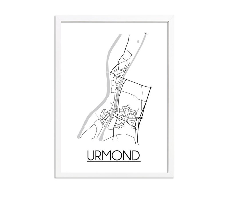 Urmond Plattegrond poster