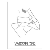 Varsselder Plattegrond poster