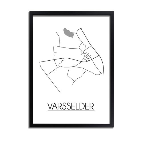 Varsselder Plattegrond poster 