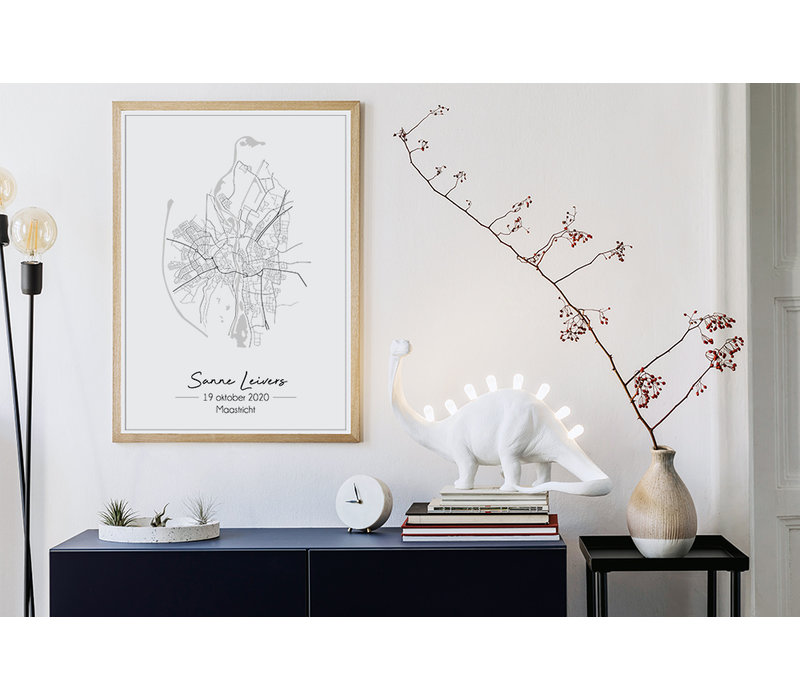 Hochzeitsposter Stadtplan - Hochzeitsgeschenk personalisiert - Copy