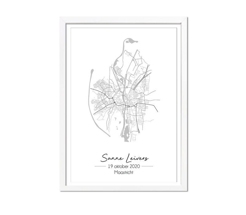 Hochzeitsposter Stadtplan - Hochzeitsgeschenk personalisiert - Copy