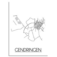 Gendringen Plattegrond poster