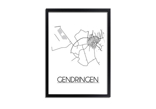 DesignClaud Gendringen Plattegrond poster