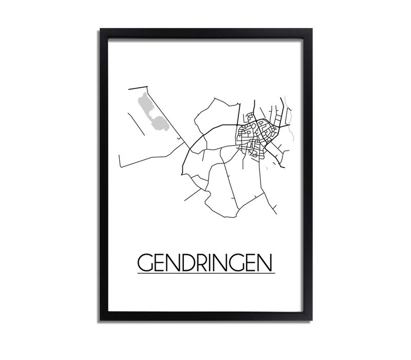 Gendringen Plattegrond poster