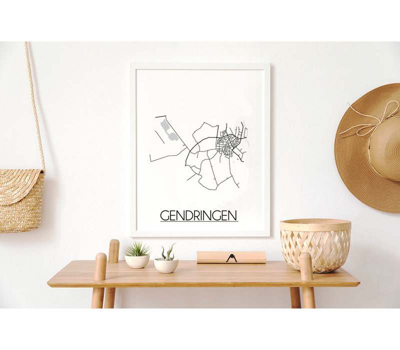 Gendringen Plattegrond poster